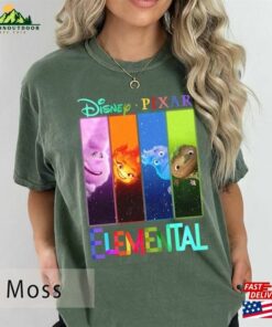 Disney Elemental Comfort Shirt Pixar Ember Wade Clod Grale Hoodie Unisex