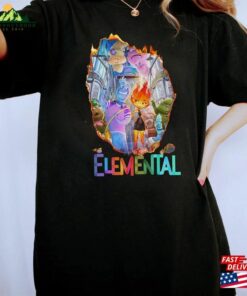 Disney Elemental Comfort Shirt Pixar Ember Wade Clod Grale T-Shirt Unisex