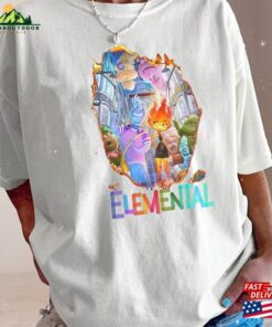 Disney Elemental Comfort Shirt Pixar Ember Wade Clod Grale T-Shirt Unisex 3 Disney Elemental Comfort Shirt Pixar Ember Wade Clod Grale T Shirt Unisex 4