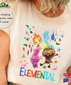 Disney Elemental Shirt 2023 Tee Iron On Transfer Sweatshirt Hoodie