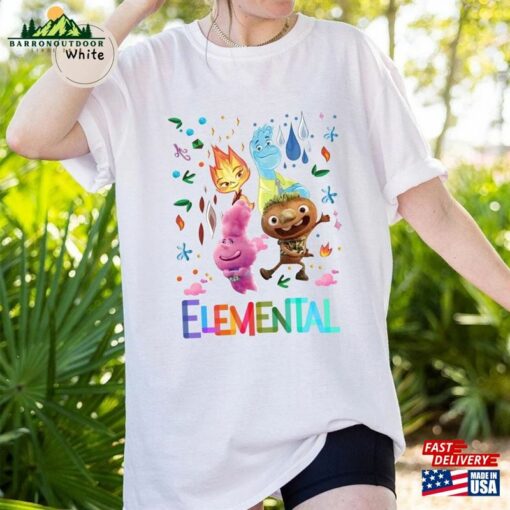 Disney Elemental Shirt 2023 Tee Iron On Transfer Sweatshirt Hoodie