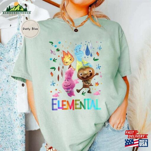 Disney Elemental Shirt 2023 Tee Iron On Transfer Sweatshirt Hoodie