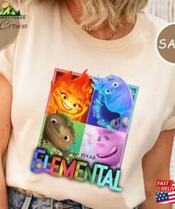 Disney Elemental Shirt Pixar Ember Wade Clod Grale T-Shirt Sweatshirt