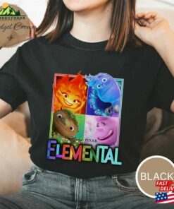 Disney Elemental Shirt Pixar Ember Wade Clod Grale T-Shirt Sweatshirt