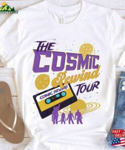 Disney Epcot The Cosmic Rewind Tour Cassette Retro Shirt Marvel Guardians Movie Unisex T-Shirt Family Birthday Gift Adult Kid Toddler Tee