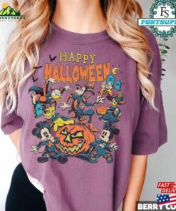 Disney Halloween Shirt Mickey And Friends Skeleton Sweatshirt Classic