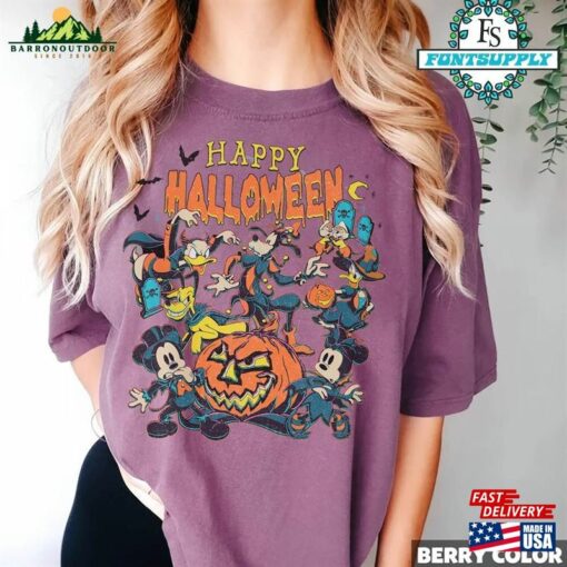 Disney Halloween Shirt Mickey And Friends Skeleton Sweatshirt Classic