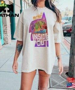 Disney Inside Out Emotional Rainbow T Shirt Joy Disgust Fear Sadness Anger Shirt Disneyland Family Classic Sweatshirt 3