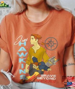 Disney Jim Hawkins Double Portrait Brave Beyond Years Shirt Treasure Planet T-Shirt Walt World Hoodie