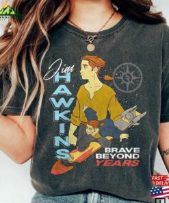 Disney Jim Hawkins Double Portrait Brave Beyond Years Shirt Treasure Planet T-Shirt Walt World Hoodie