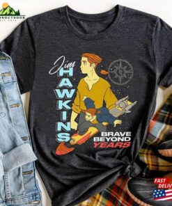 Disney Jim Hawkins Double Portrait Brave Beyond Years Shirt Treasure Planet T-Shirt Walt World Unisex Sweatshirt