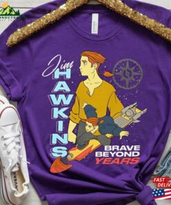 Disney Jim Hawkins Double Portrait Brave Beyond Years Shirt Treasure Planet T Shirt Walt World Unisex Sweatshirt 3