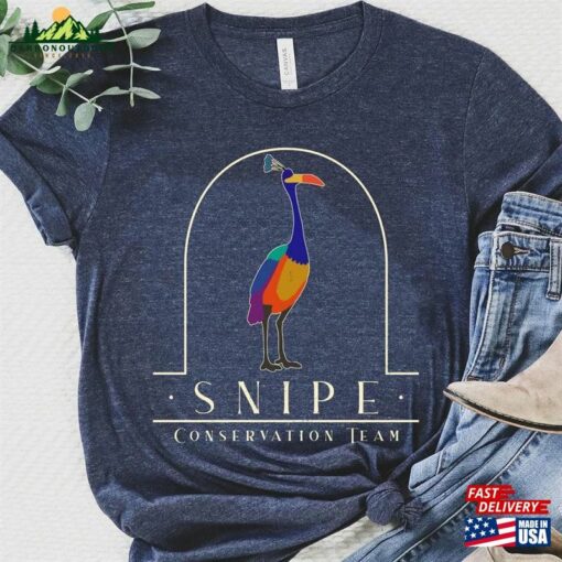 Disney Kevin Snipe Conservation Team Paradise Falls Shirt Pixar Up Movie Tee Walt World Sweatshirt Unisex