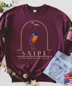 Disney Kevin Snipe Conservation Team Paradise Falls Shirt Pixar Up Movie Tee Walt World Sweatshirt Unisex