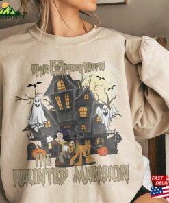 Disney Mickey The Haunted Mansion Halloween Sweatshirt Disneyland Shirt Hitchhiking Ghosts T-Shirt Classic