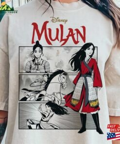 Disney Mulan Movie Retro Shirt Magic Kingdom Wdw Holiday Princess Hoodie Classic