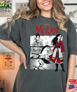 Disney Mulan Movie Retro Shirt Magic Kingdom Wdw Holiday Princess Hoodie Classic