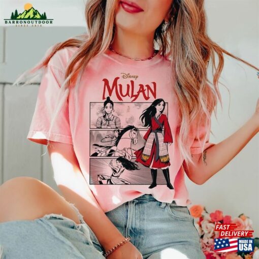 Disney Mulan Movie Retro Shirt Magic Kingdom Wdw Holiday Princess Hoodie Classic