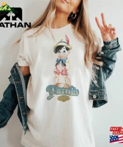 Disney Pinocchio Vintage Portrait T Shirt Pinochio Shirt Magic Kingdom Classic Unisex 3