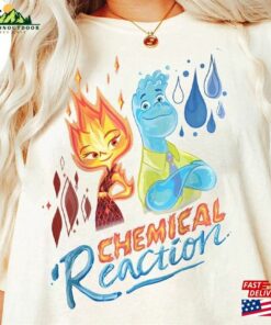 Disney Pixar Elemental Chamical Reaction Shirt 2023 Ember Wade Clod Grale T-Shirt Classic