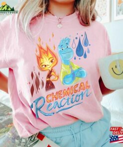 Disney Pixar Elemental Chamical Reaction Shirt 2023 Ember Wade Clod Grale T-Shirt Classic