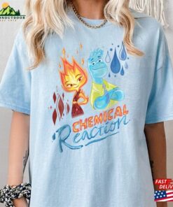 Disney Pixar Elemental Chamical Reaction Shirt 2023 Ember Wade Clod Grale T Shirt Classic 3