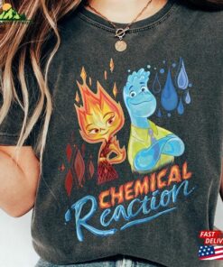 Disney Pixar Elemental Chamical Reaction Shirt 2023 Ember Wade Clod Grale T Shirt Classic 4