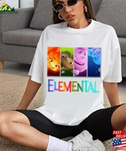 Disney Pixar Elemental Characters Shirt Movie 2023 Ember Wade Clod Grale Sweatshirt Unisex