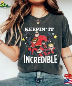 Disney Pixar Incredibles Keep In It Graphic T-Shirt World Tee Hoodie Unisex