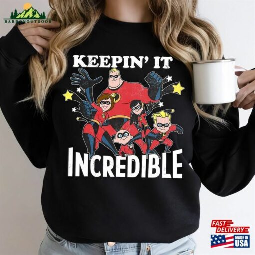 Disney Pixar Incredibles Keep In It Graphic T-Shirt World Tee Hoodie Unisex