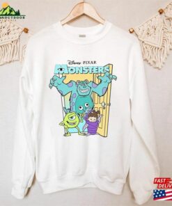 Disney Pixar Monsters Unisex Shirt Inc Sweatshirt Disneyland Vacation Family Hoodie