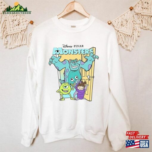 Disney Pixar Monsters Unisex Shirt Inc Sweatshirt Disneyland Vacation Family Hoodie