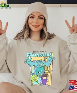Disney Pixar Monsters Unisex Shirt Inc Sweatshirt Disneyland Vacation Family Hoodie 3