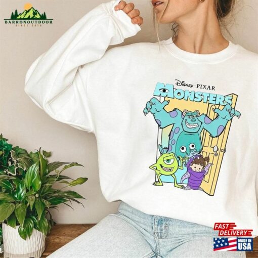 Disney Pixar Monsters Unisex Shirt Inc Sweatshirt Disneyland Vacation Family Hoodie