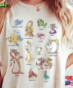 Disney Pixar Movie All Characters Comfort Color Shirt T-Shirt Disneyland Family Trip 2023 Sweatshirt Unisex