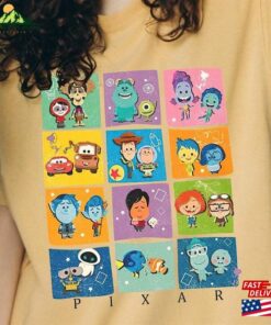 Disney Pixar Shirt Movie Color Comfort Shirts Sweatshirt Classic