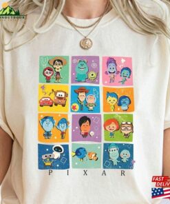 Disney Pixar Shirt Movie Color Comfort Shirts Sweatshirt Classic