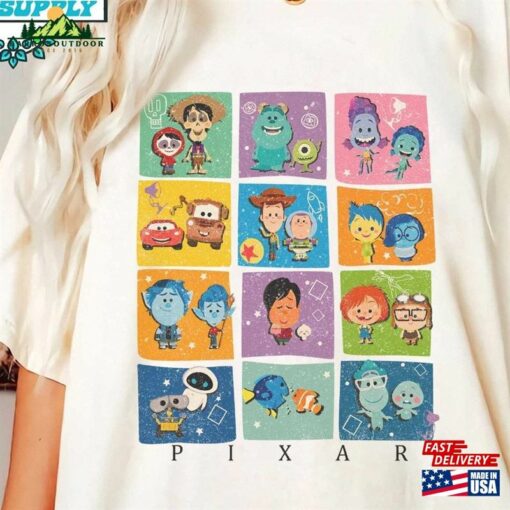 Disney Pixar Shirt Movie Color Comfort Shirts Sweatshirt T-Shirt