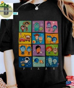 Disney Pixar Shirt Movie Color Comfort Shirts Unisex Sweatshirt