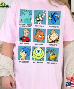 Disney Pixar Shirt Movie Comfort Shirts Unisex Classic