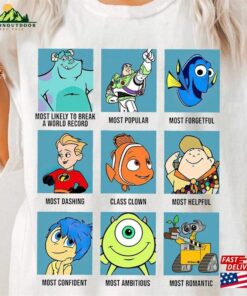 Disney Pixar Shirt Movie Comfort Shirts Unisex Classic