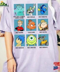 Disney Pixar Shirt Movie Comfort Shirts Unisex Classic 3