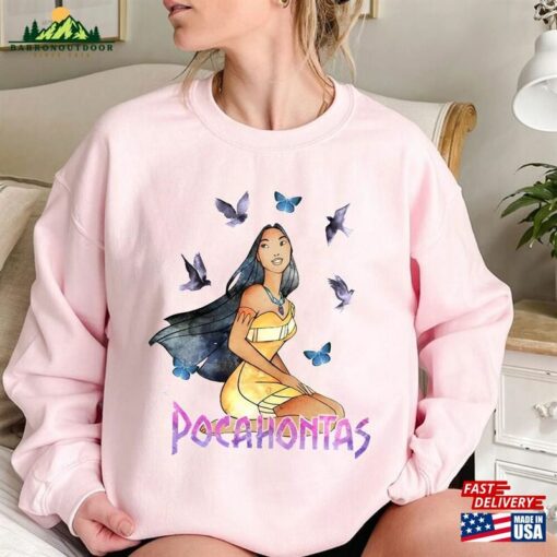 Disney Pocahontas Water Color Shirt T-Shirt Classic