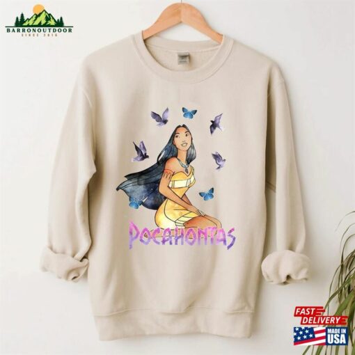 Disney Pocahontas Water Color Shirt T-Shirt Classic