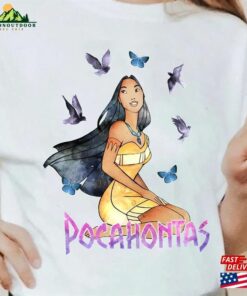 Disney Pocahontas Water Color Shirt T Shirt Classic 3