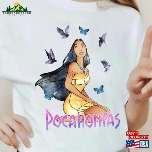 Disney Pocahontas Water Color Shirt T-Shirt Classic