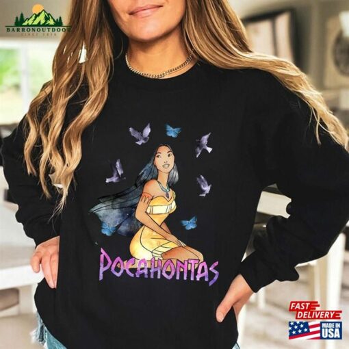 Disney Pocahontas Water Color Shirt T-Shirt Classic