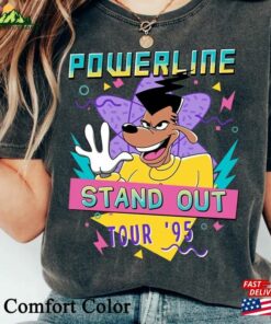 Disney Powerline Stand Out Tour 95 Shirt Vintage Goofy Movie Max Classic T-Shirt 2 Disney Powerline Stand Out Tour 95 Shirt Vintage Goofy Movie Max Classic T Shirt 3
