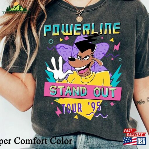 Disney Powerline Stand Out Tour 95 Shirt Vintage Goofy Movie Max Classic T-Shirt