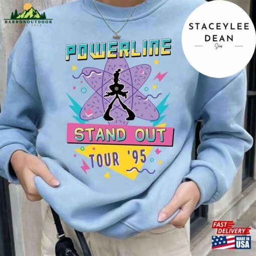 Disney Powerline Stand Out Tour 95 Shirt Vintage Goofy Movie Max Sweatshirt T-Shirt